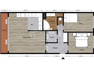 Pronájem bytu 3+kk, Praha - Prosek, Litvínovská, 67 m2