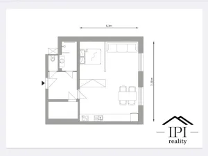 Pronájem bytu 2+kk, Praha - Žižkov, Lucemburská, 54 m2