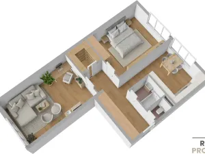 Pronájem bytu 2+1, Ostrava - Poruba, Otakara Jeremiáše, 60 m2