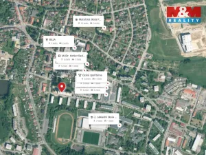 Pronájem bytu 1+1, Milevsko, J. A. Komenského, 40 m2