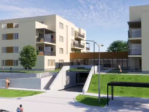 Pronájem bytu 1+kk, Slavkov u Brna, Nerudova, 39 m2