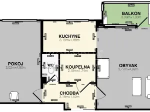 Prodej bytu 2+1, Bohumín - Nový Bohumín, Šunychelská, 51 m2