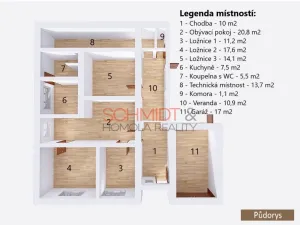 Prodej rodinného domu, Hustopeče, Havlíčkova, 129 m2