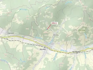 Dražba lesa, Hovězí, 2438 m2