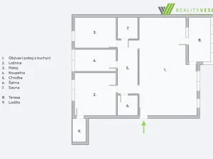 Prodej bytu 3+kk, Hodonín, Legionářů, 132 m2