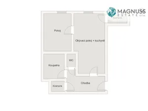 Prodej bytu 2+kk, Ostrava, U Oblouku, 42 m2