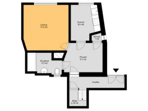 Prodej bytu 1+1, Brno - Staré Brno, Kopečná, 38 m2