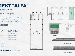 Pronájem skladu, Ostrava, Kotalova, 8855 m2