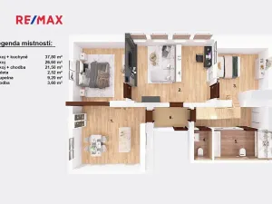 Prodej bytu 4+1, Jindřichův Hradec, Miřiovského, 140 m2