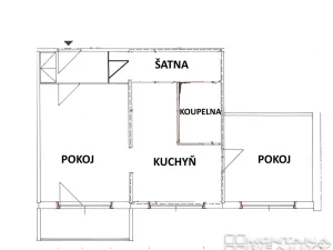 Prodej bytu 2+1, Přerov, U Tenisu, 52 m2