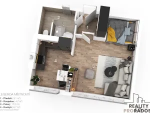 Prodej bytu 1+1, Ostrava - Moravská Ostrava, Šalamounská, 32 m2