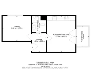 Pronájem bytu 2+kk, Dobřany, Dragounů, 39 m2