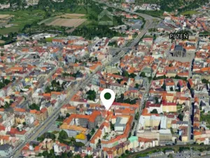 Pronájem obchodního prostoru, Plzeň - Jižní Předměstí, náměstí T. G. Masaryka, 40 m2