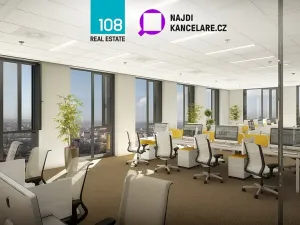 Pronájem kanceláře, Praha - Karlín, Sokolovská, 564 m2