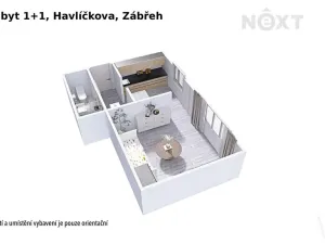 Prodej bytu 1+1, Zábřeh, Havlíčkova, 28 m2