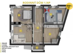 Prodej rodinného domu, Kobeřice, Okružní, 85 m2