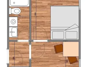 Pronájem bytu 1+1, Kutná Hora, Orelská, 21 m2
