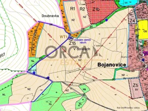 Prodej pole, Bojanovice, 8542 m2