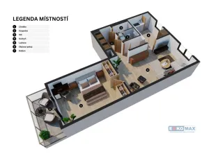 Prodej bytu 2+1, Břeclav, Fintajslova, 55 m2