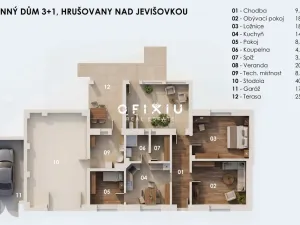 Prodej rodinného domu, Hrušovany nad Jevišovkou, Drnholecká, 160 m2