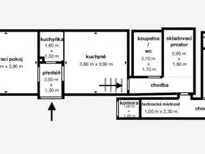 Prodej rodinného domu, Blížejov - Chotiměř, 60 m2