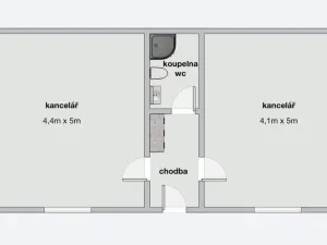 Prodej kanceláře, Plzeň - Jižní Předměstí, Kaplířova, 50 m2