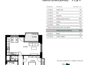 Pronájem bytu 2+kk, Brno - Černá Pole, třída Generála Píky, 78 m2