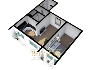 Pronájem bytu 2+1, Osek, Hrdlovská, 62 m2