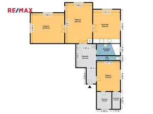 Prodej bytu 3+1, Liberec, Vítězná, 114 m2