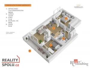 Pronájem bytu 3+kk, Praha - Libeň, Sokolovská, 44 m2