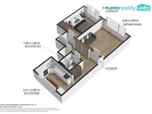 Prodej bytu 2+1, Stráž pod Ralskem, Mlýnská, 56 m2