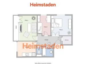 Pronájem bytu 3+1, Karviná - Nové Město, Závodní, 72 m2