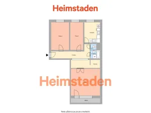 Pronájem bytu 3+1, Albrechtice, Hornická, 77 m2
