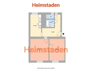 Pronájem bytu 2+1, Havířov - Město, Na Nábřeží, 55 m2