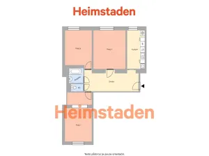 Pronájem bytu 3+1, Havířov - Město, Koperníkova, 79 m2