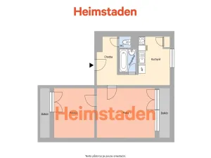 Pronájem bytu 2+1, Havířov - Město, nám. Republiky, 50 m2