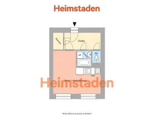 Pronájem bytu 1+1, Havířov - Prostřední Suchá, Na Michalůvce, 27 m2