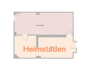 Pronájem kanceláře, Karviná - Nové Město, nám. Budovatelů, 44 m2