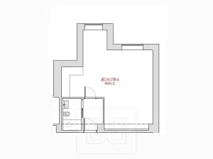 Pronájem bytu 1+kk, Praha - Holešovice, Vinařská, 40 m2