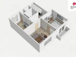 Prodej bytu 3+kk, Březová, Okružní, 64 m2