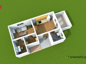 Pronájem bytu 2+kk, Olomouc, Čelakovského, 42 m2