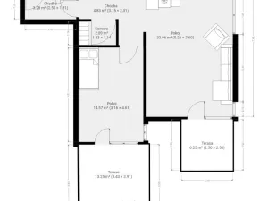 Pronájem bytu 2+kk, Brno, Majdalenky, 63 m2