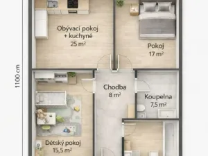 Prodej rodinného domu, Manětín, 73 m2