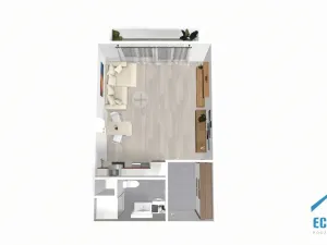 Prodej bytu 1+kk, Praha - Stodůlky, Sluneční náměstí, 30 m2