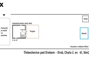 Prodej chaty, Třebechovice pod Orebem, 16 m2