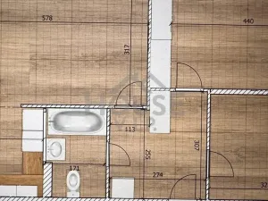 Pronájem bytu 3+kk, Praha - Krč, Horáčkova, 68 m2