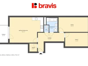 Prodej bytu 3+kk, Slavkov u Brna, Zelnice III, 78 m2