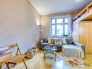 Pronájem bytu 1+kk, Praha - Vysočany, Novovysočanská, 31 m2