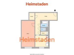 Pronájem bytu 1+1, Havířov - Město, Bieblova, 47 m2