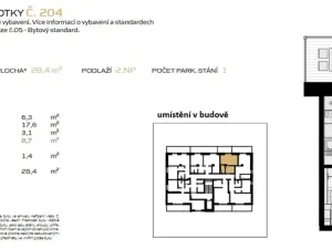 Prodej bytu 1+kk, Loučná nad Desnou - Rejhotice, 28 m2